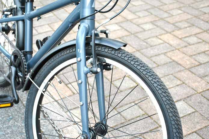 ライトウェイZITのフロントフォークダボ穴