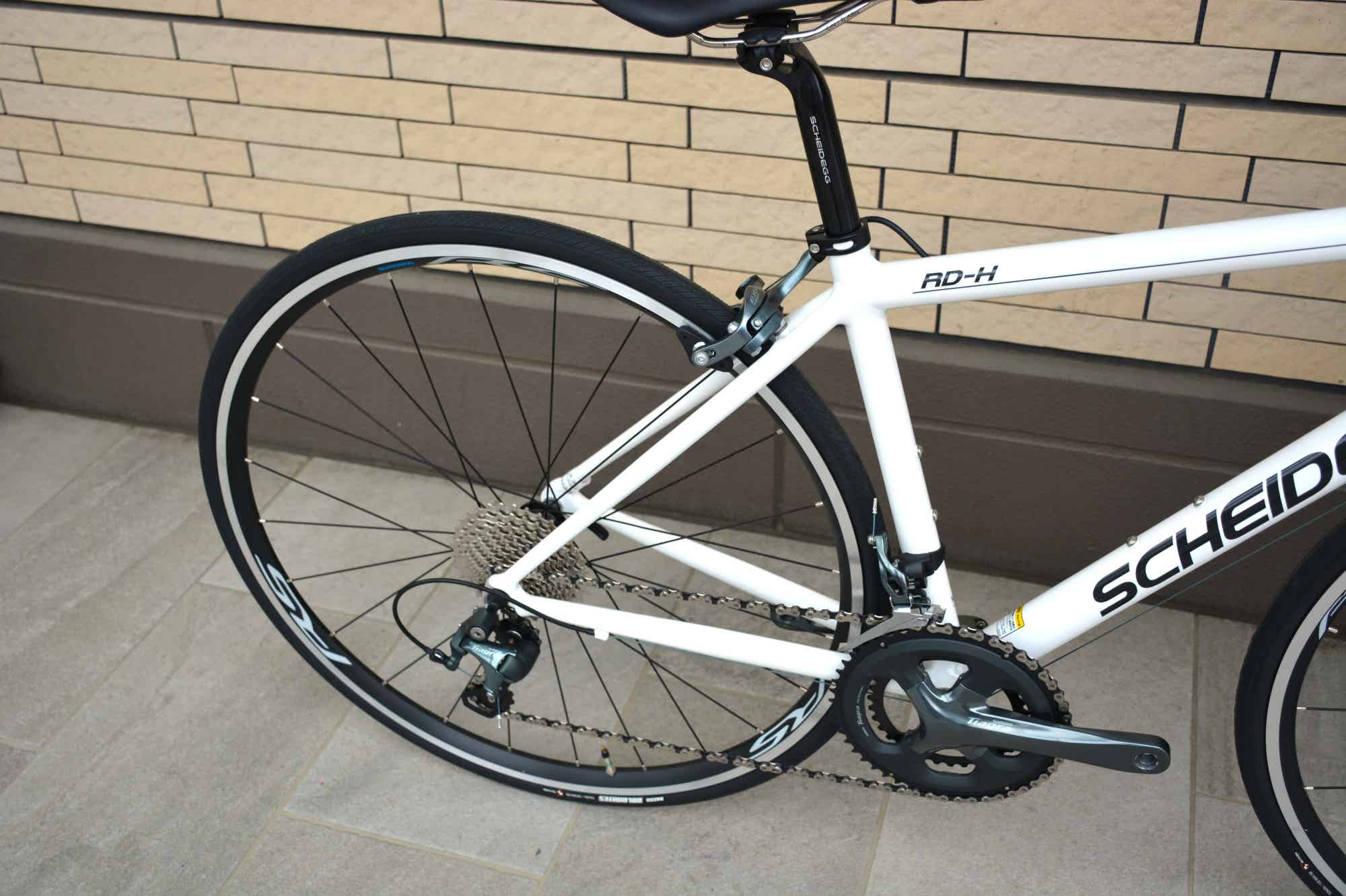 シャイデックのロードバイクのコンポ