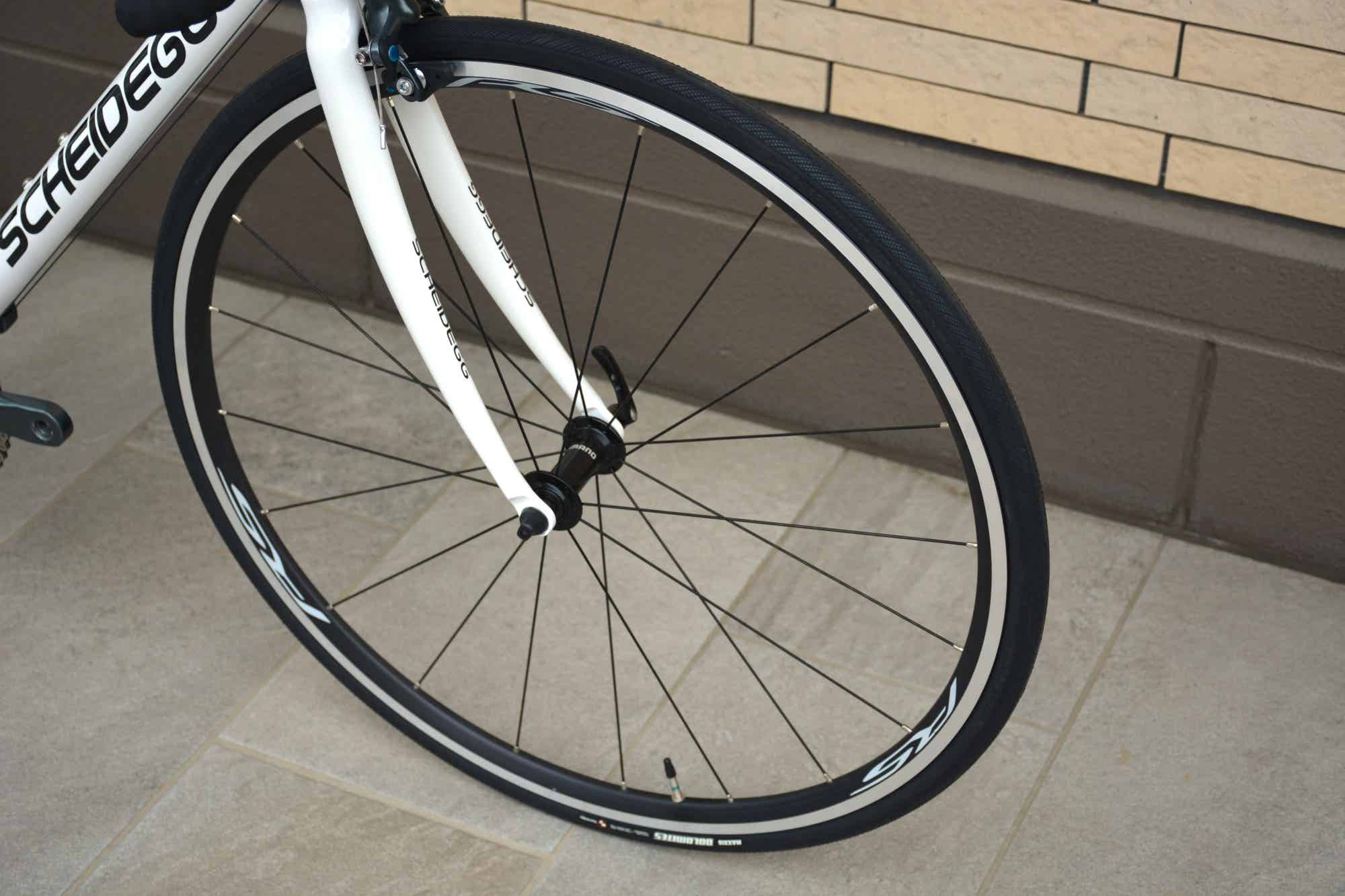 シャイデックのロードバイクのホイール