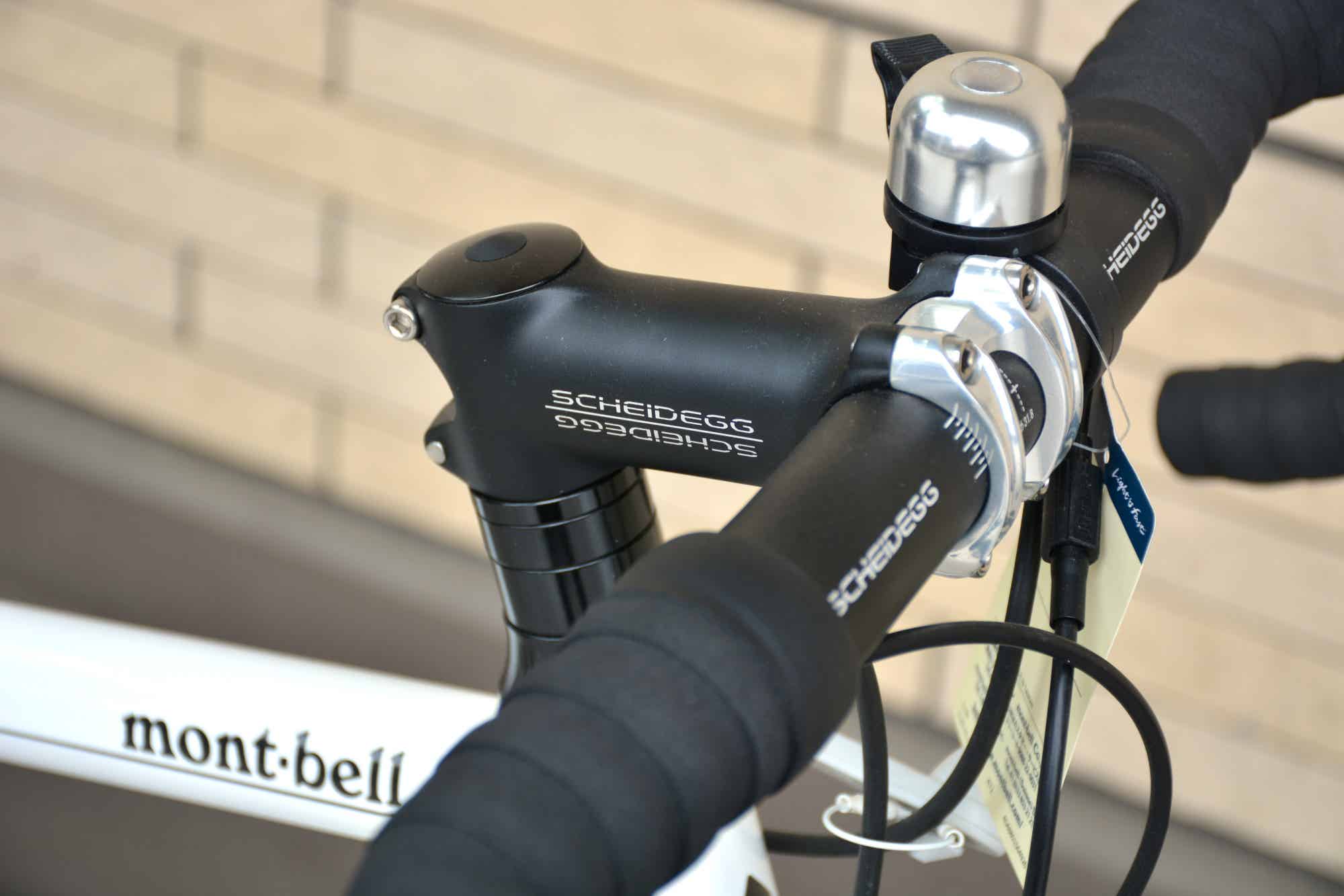 シャイデックのロードバイクのハンドルとステム