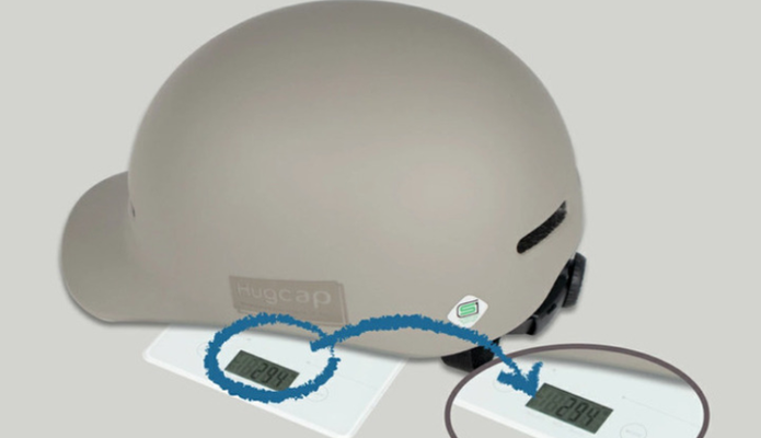 ヘルメット　軽量計