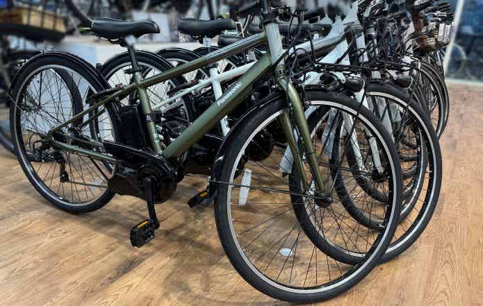 自転車売り場のパナソニックベロスター