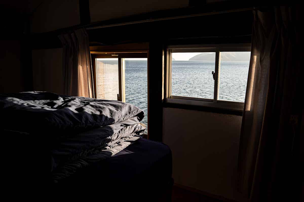 湖桑庵の部屋からの眺め