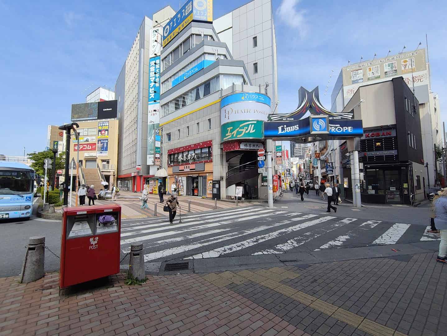 所沢駅からサイクリングスタート