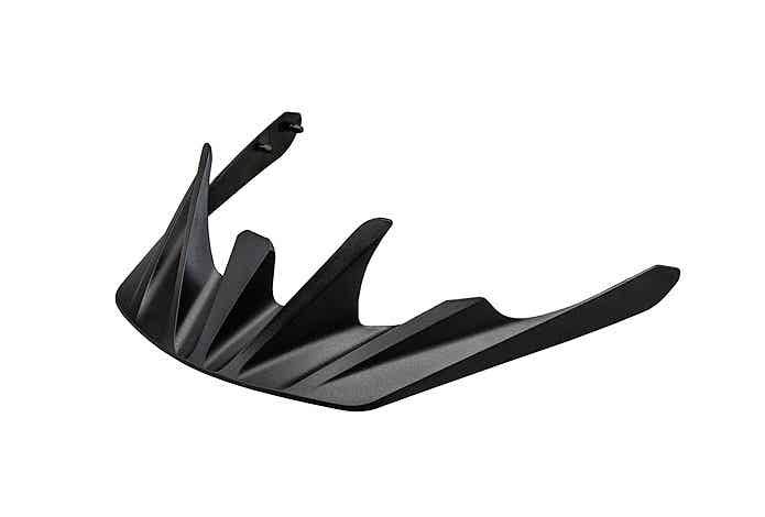 取り外し可能な樹脂製バイザー（補修用の別売設定あり）
