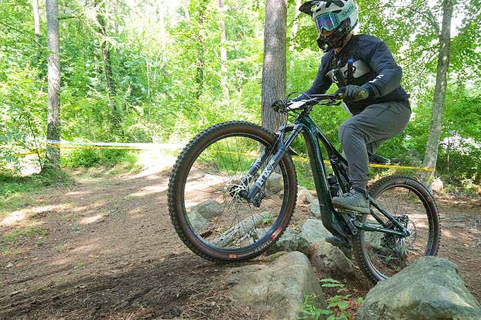 シマノバイカーズフェスティバルのEーMTBのレース