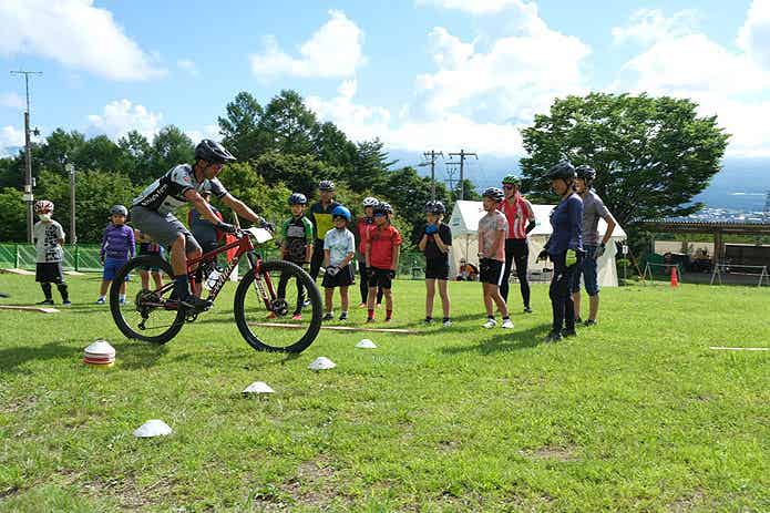 シマノバイカーズフェスティバルのMTBを学べるコンテンツ