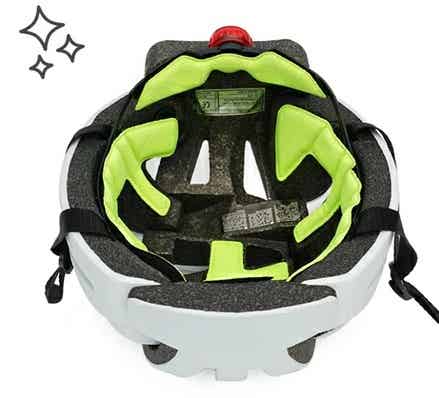 自転車折りたたみヘルメットのインナーパッド