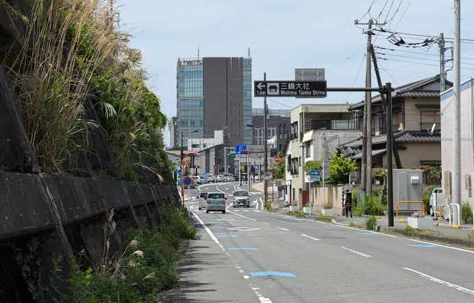 三嶋大社への標識