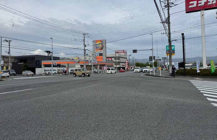 国道1号線清水町付近