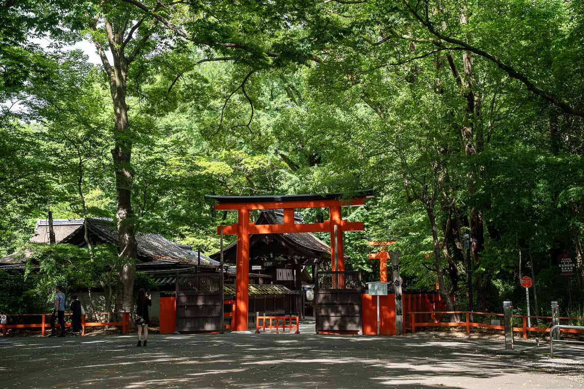 河合神社の鳥居
