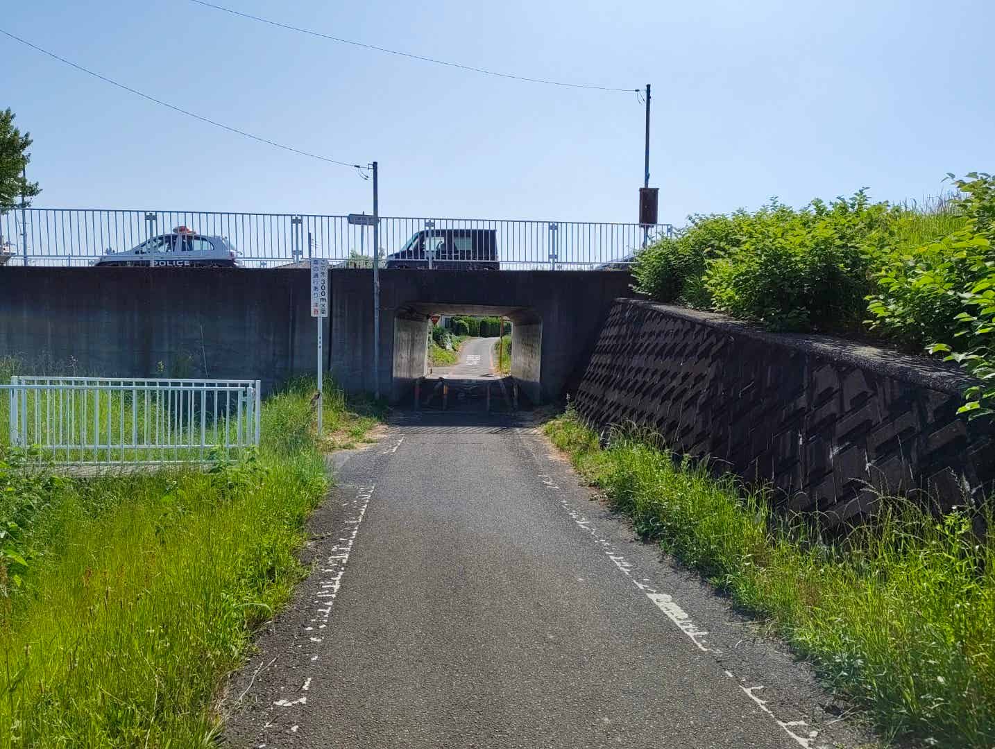 入間川サイクリングロードの広瀬橋