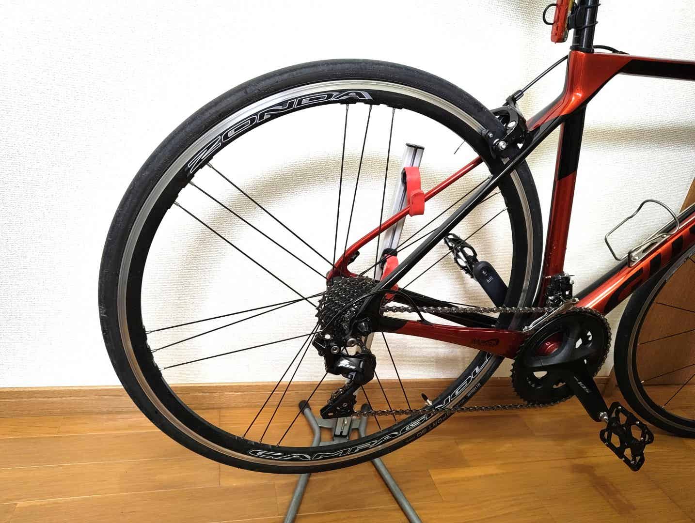 ディレイラーハンガー交換作業