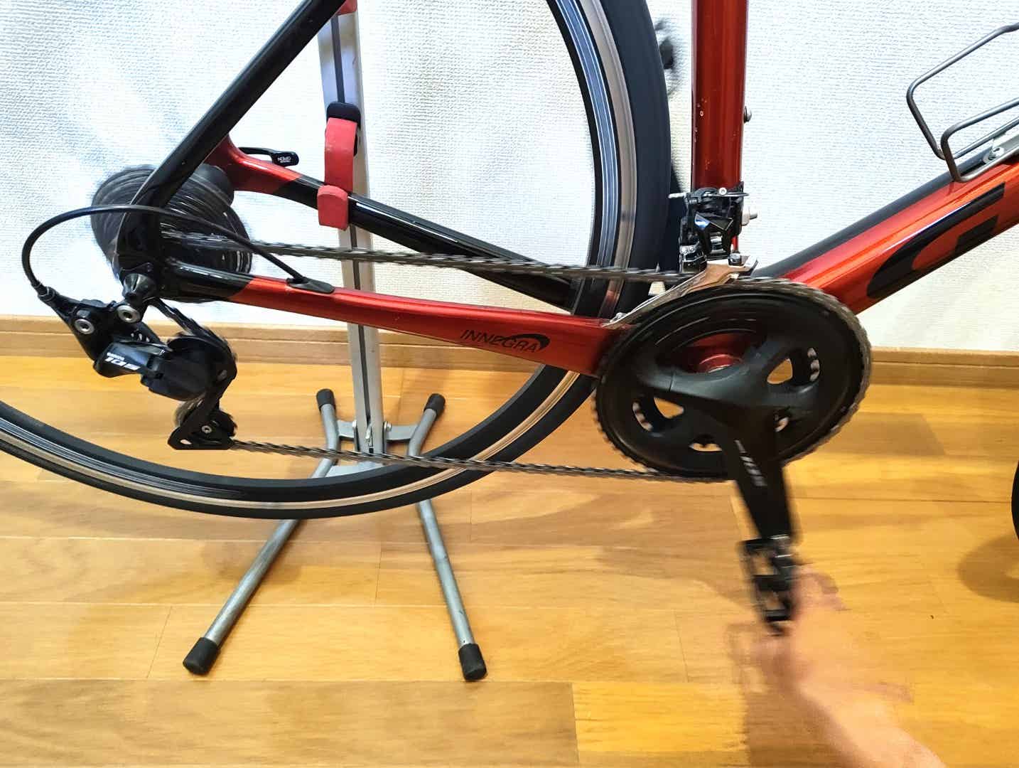 リアディレイラーの変速調整