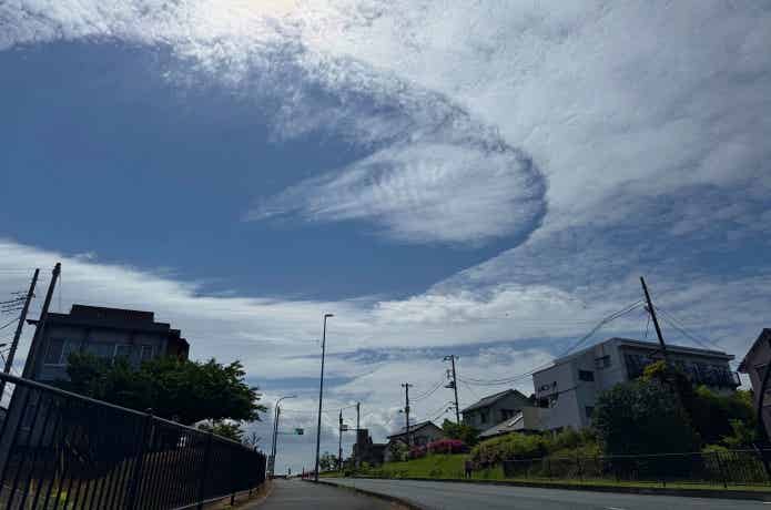 三島かわせみトンネル南の住宅地
