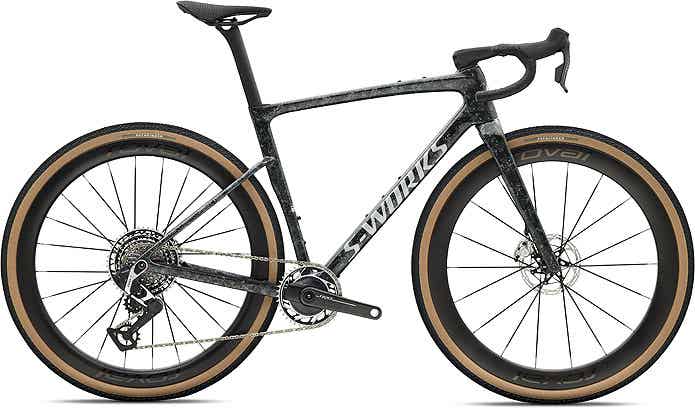S-Works Crux 5 - SRAM RED XPLR／Fjord Gold Sandstone Blurred Impasto/Gloss Flake Silver