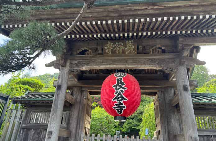 長谷寺山門のちょうちん