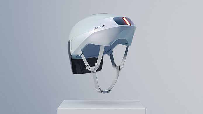 スマートヘルメットの後方