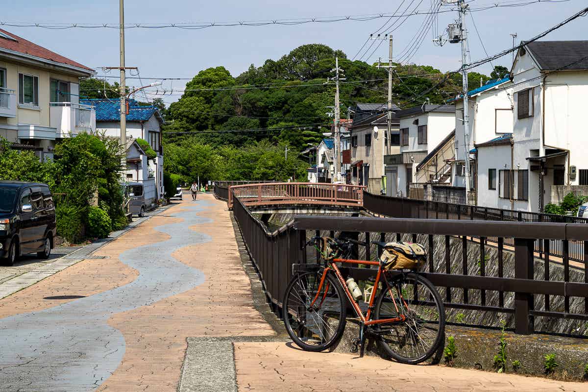 遠くから見た応神天皇陵