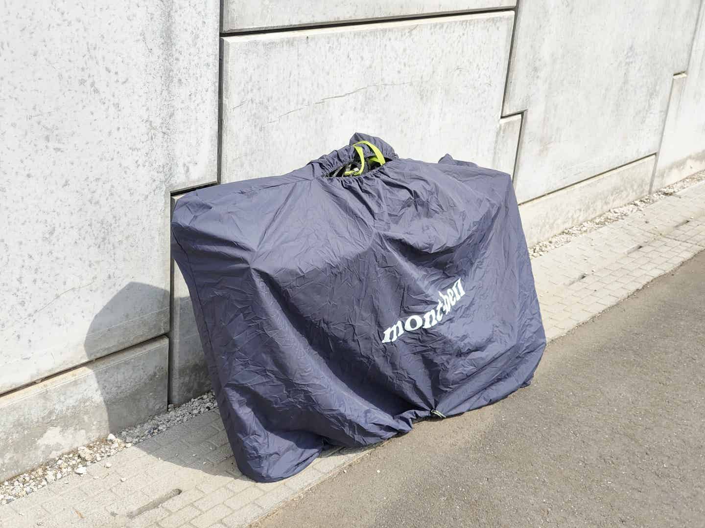 横型輪行袋の収納状態