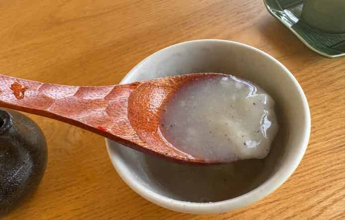 北橋の蕎麦湯