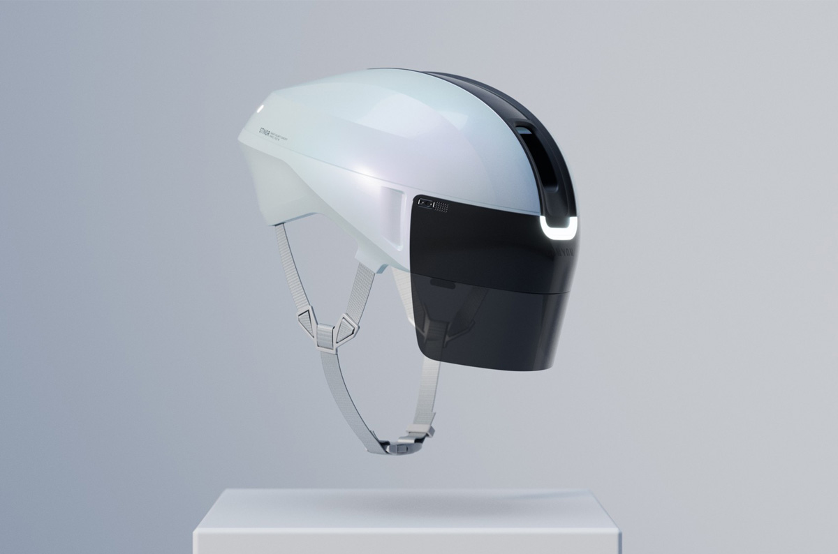 自転車に乗っているとき、危険が目の前にうかびあがる。Canyonの次世代スマートヘルメットとは