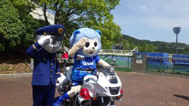 白バイとキャラクター