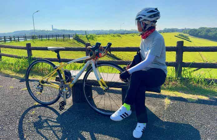 愛知池にサイクリング