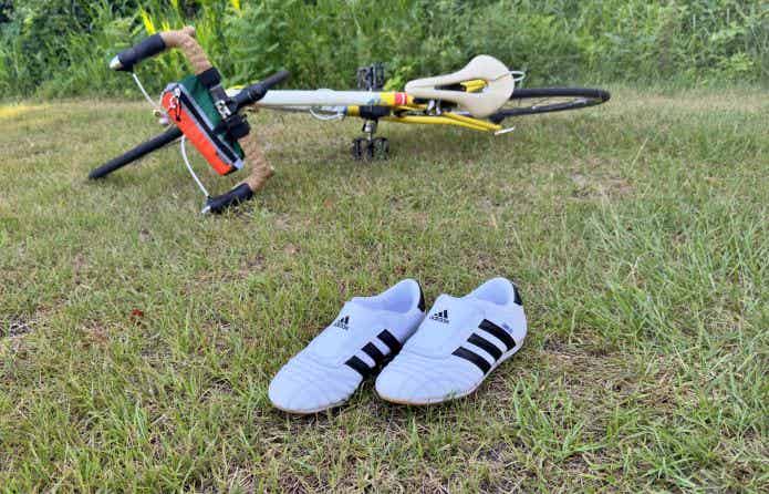 自転車とテコンドー