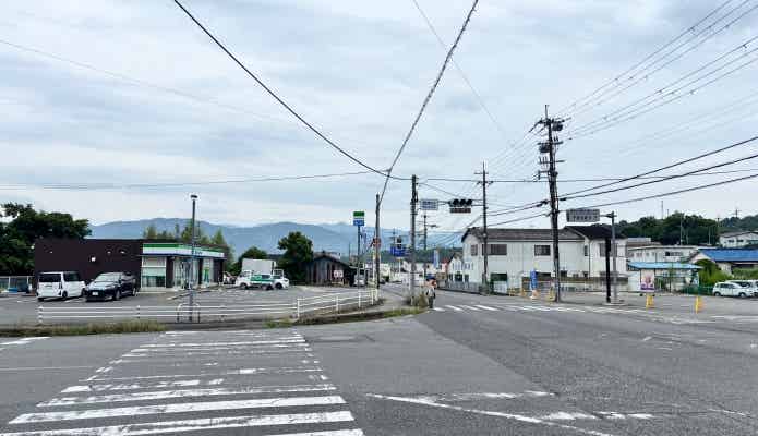 コンビニがある交差点