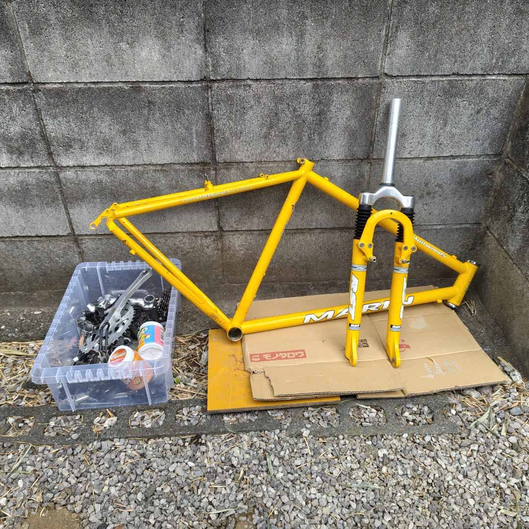 OLDMTBのレストア作業