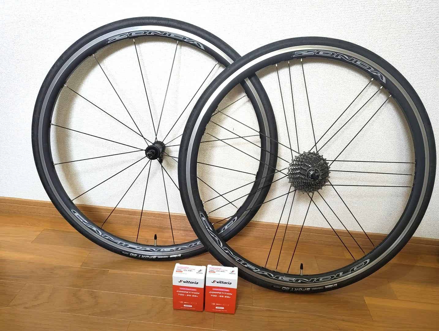 ラテックスチューブ交換前のホイール