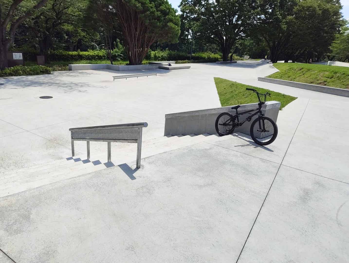 アーバンスポーツエリアのBMX