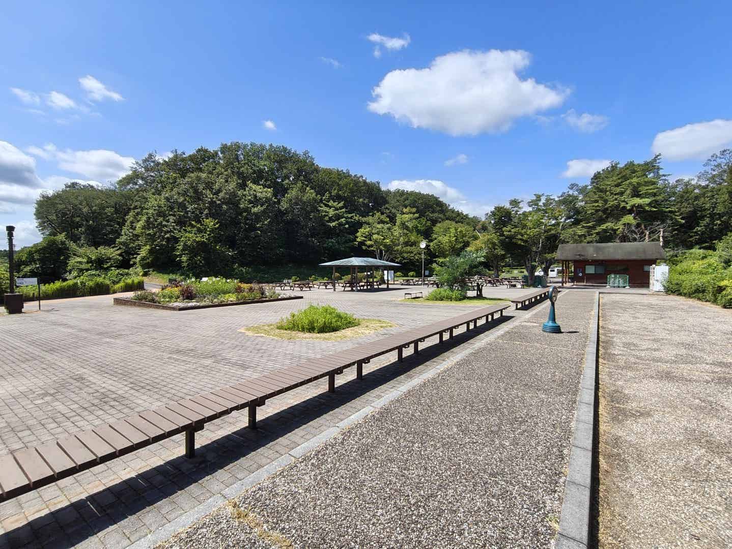 森林公園の渓流広場