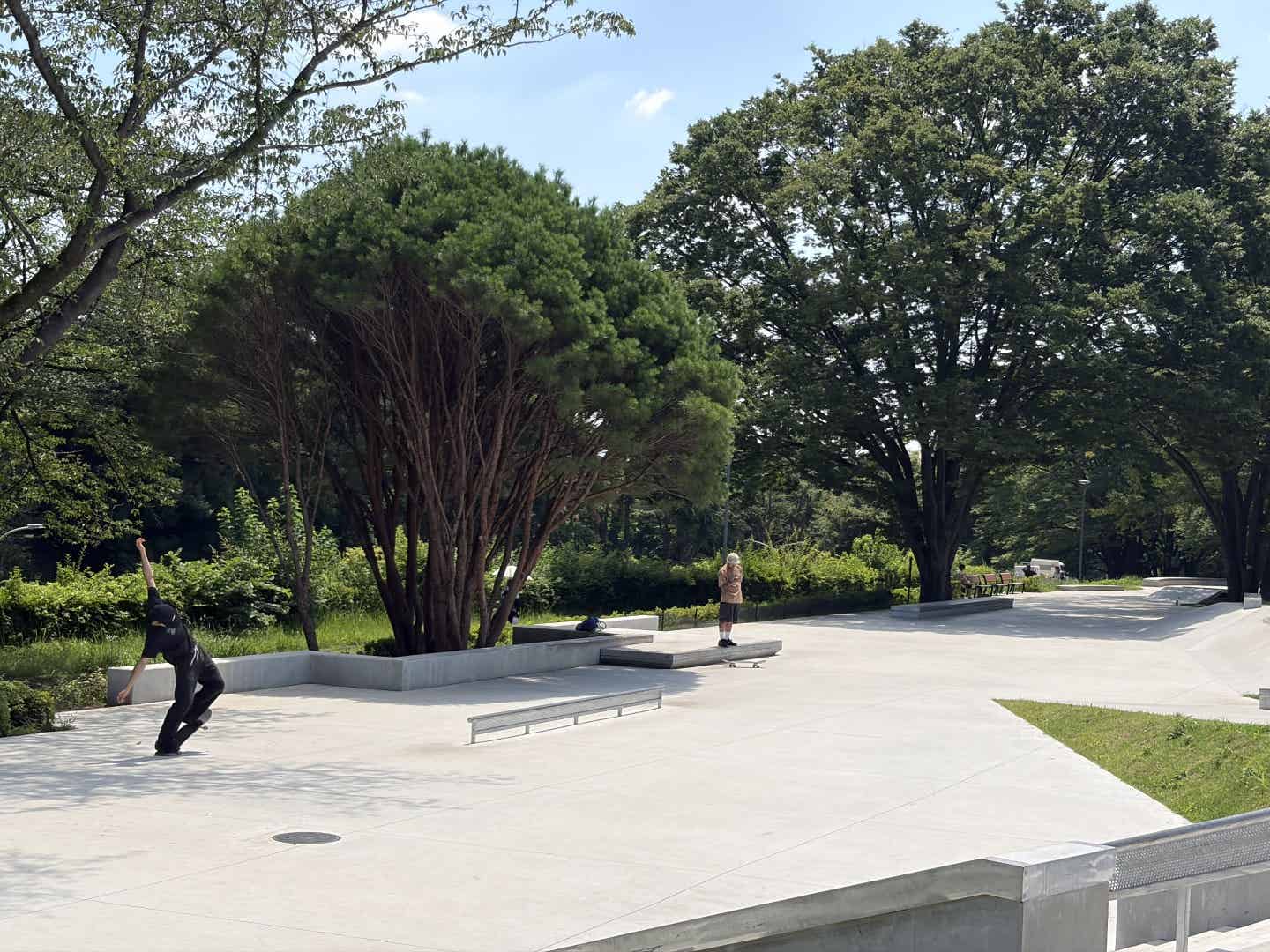 アーバンスポーツエリアのスケーター