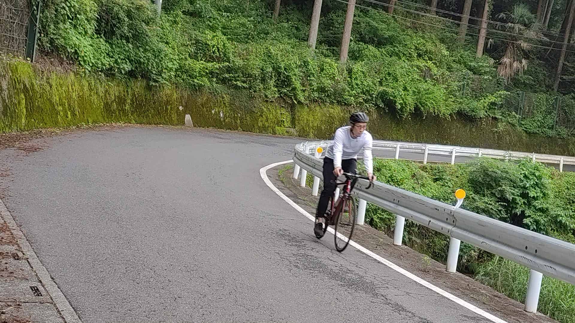 ラテックスチューブの走行テスト