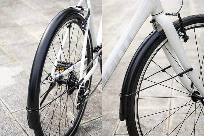 35C以上のワイドタイヤに対応する専用フェンダー