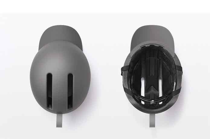 風が抜ける自転車ヘルメットの構造