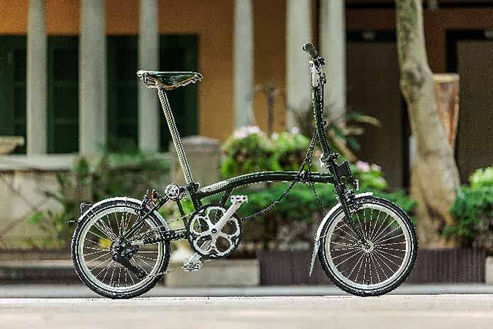 Brompton Classic Edition/Cedar Greenの車体
