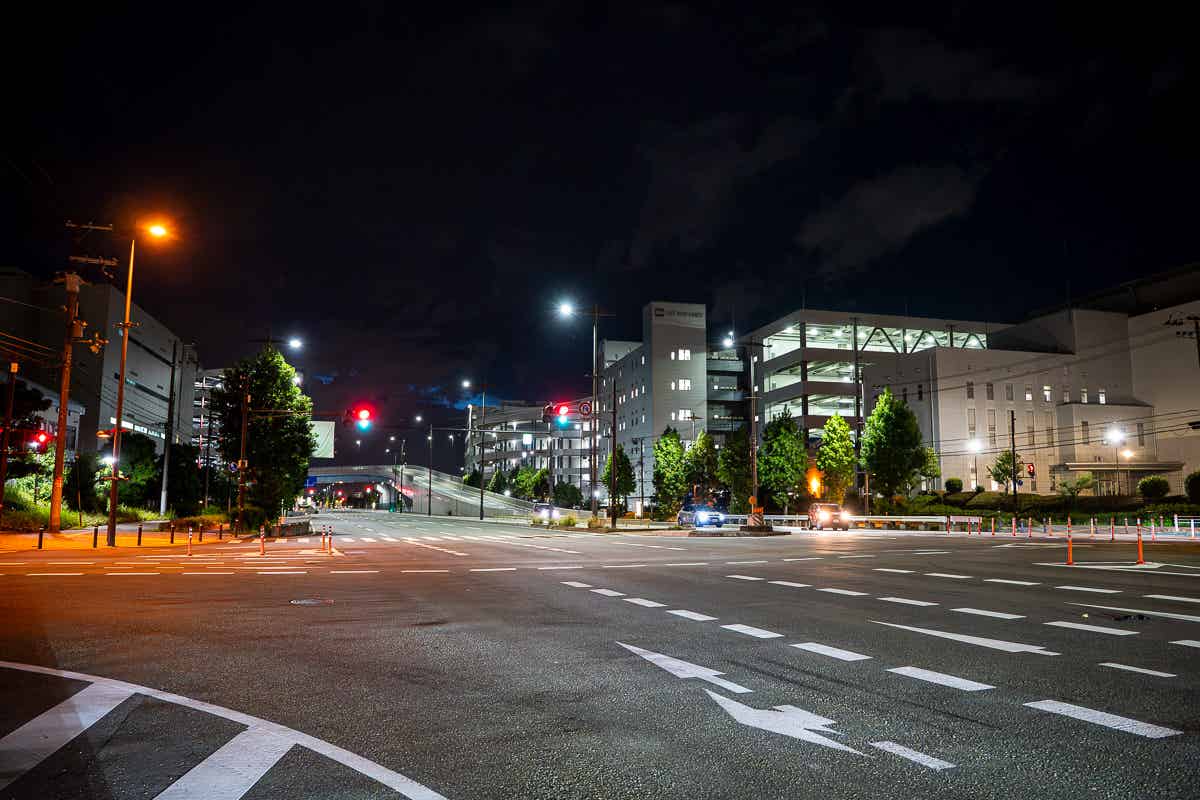 舞洲の道路