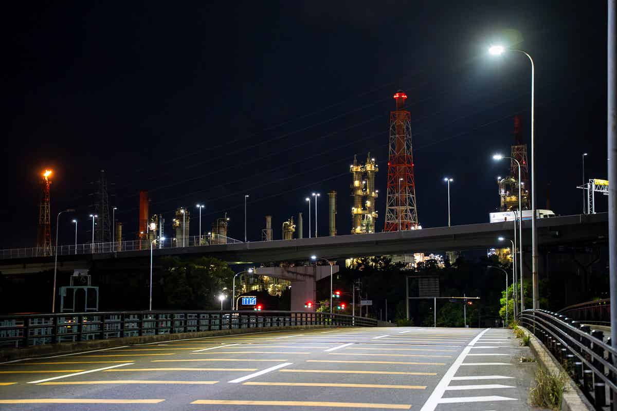 工場夜景