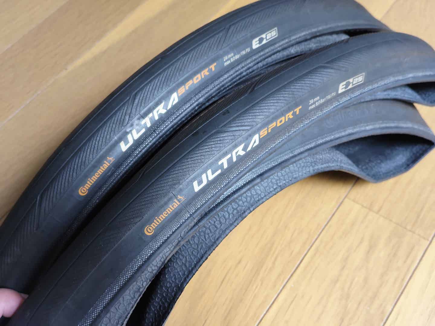 編集部メンバーから借りたコンチネンタルのULTRA SPORT 3