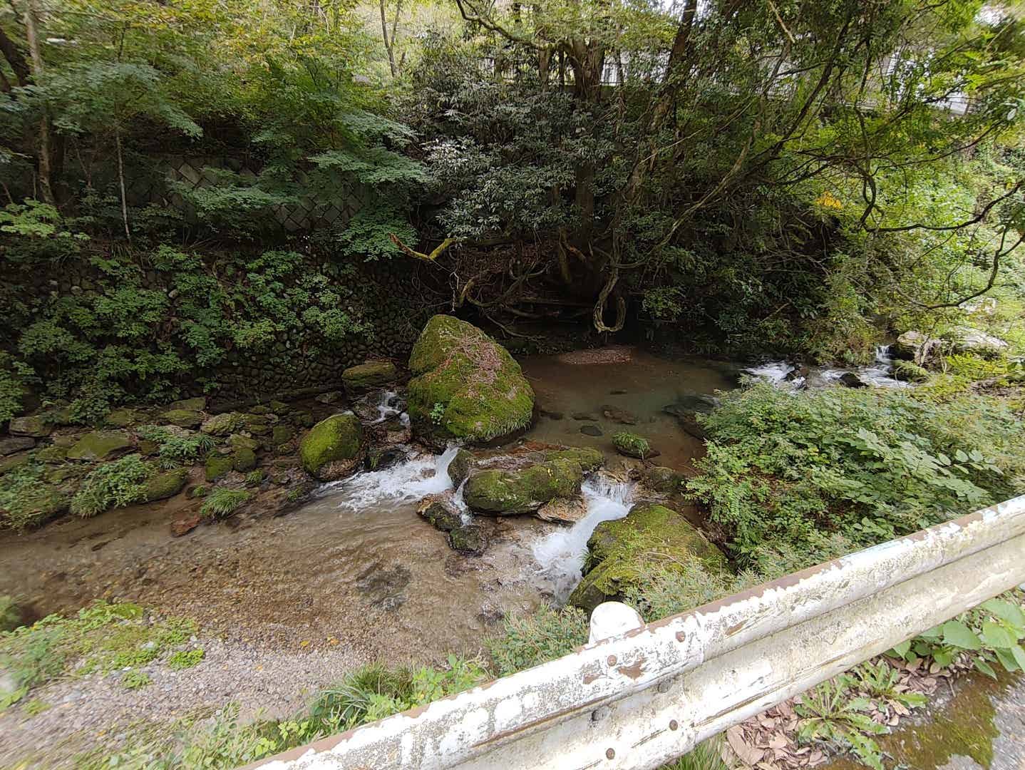 黒山三滝の近くを流れる越辺川