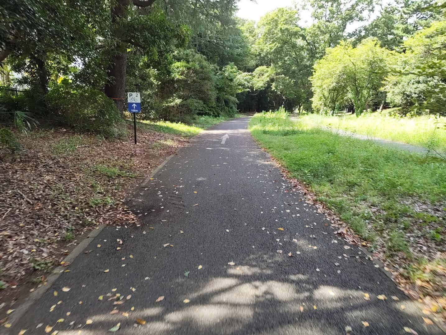 昭和記念公園のサイクリングコース