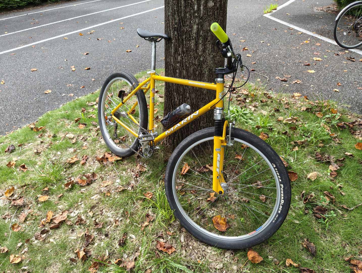 昭和記念公園のサイクリングコースに自転車を持ち込み