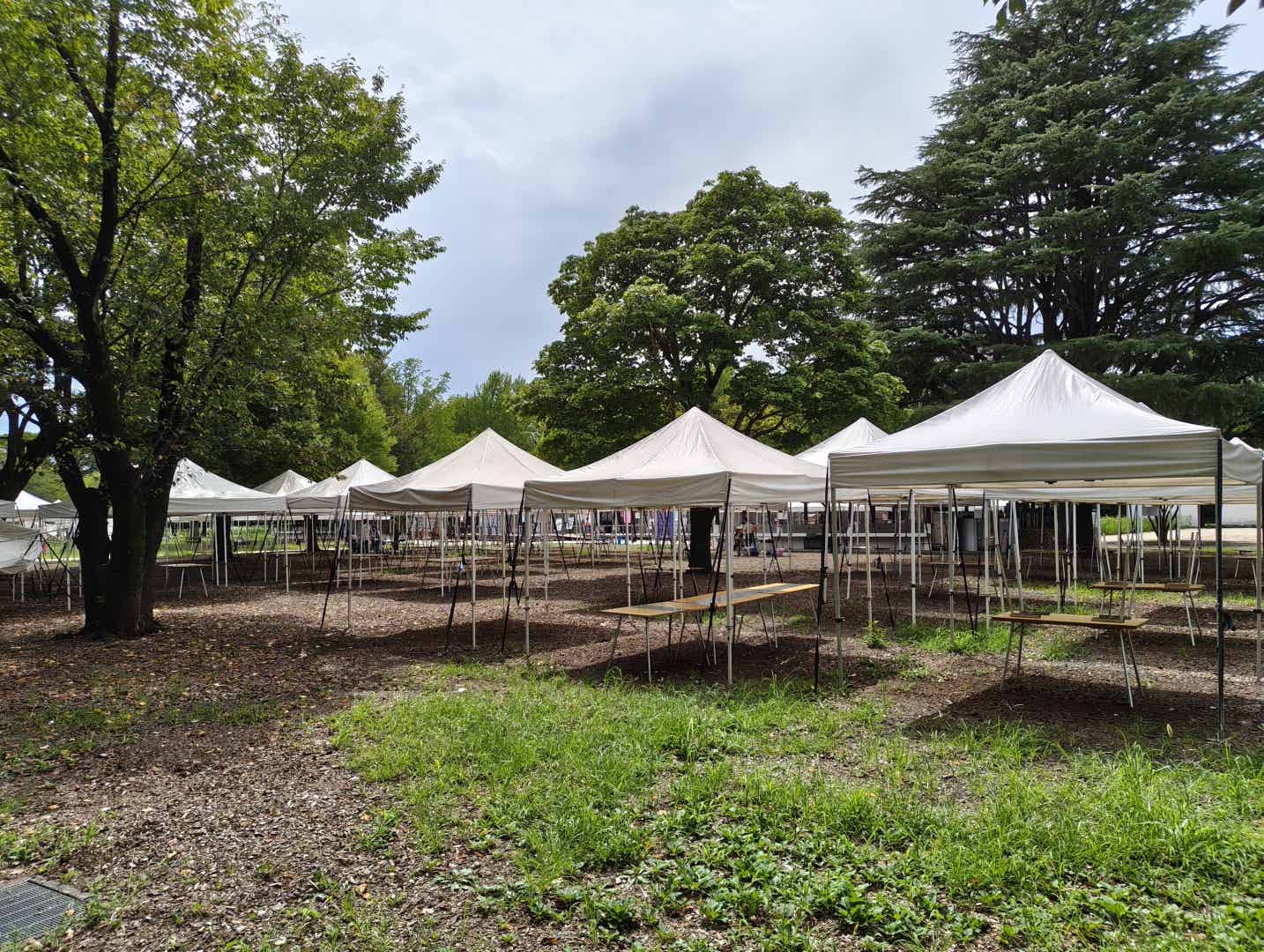 昭和記念公園のバーベキューガーデン