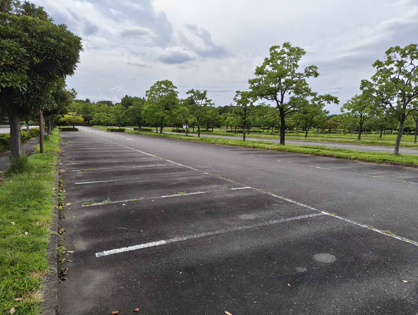 昭和記念公園の駐車場