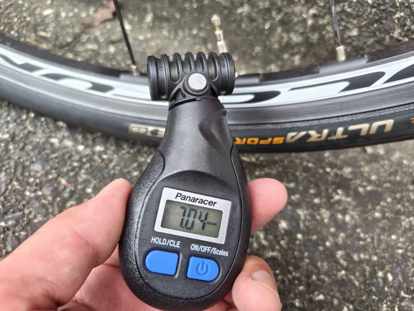 ULTRA SPORT 3の空気圧7.04