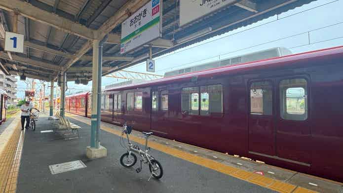サイクルトレイン大垣駅ホーム