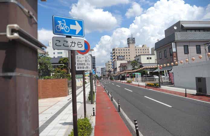 七日町商店街の入り口